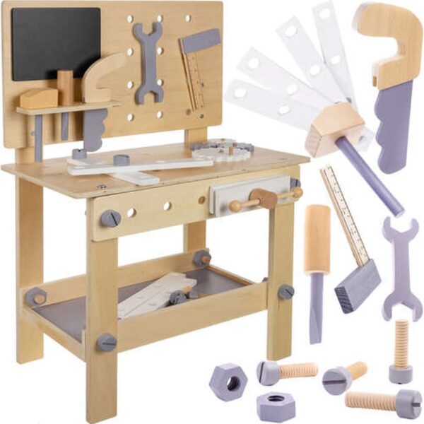 Toy workshop - carpentry table - educational - toys - carpentry with children