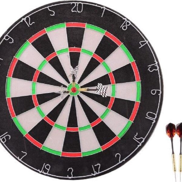 Benson Dartboard Set – 6 Darts Included, Sturdy & Fun for All Ages