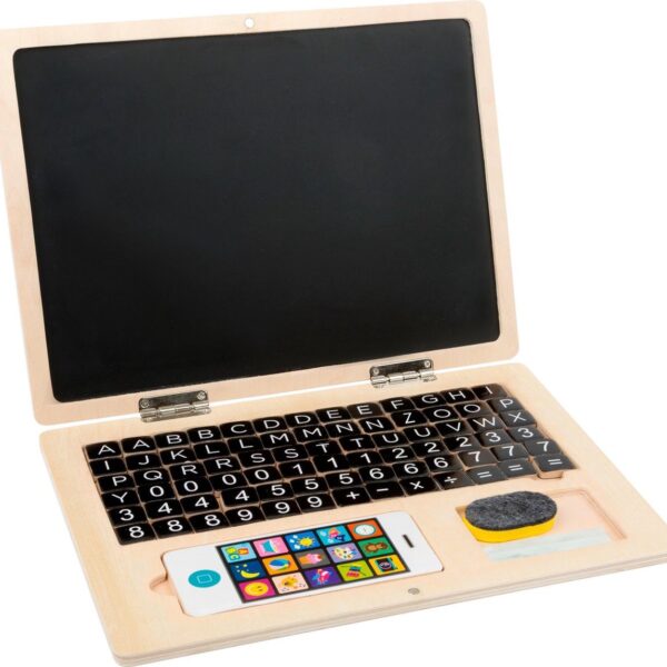 Small Foot - Wooden Laptop with Magnetic Board