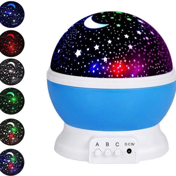 ✨ Starry Sky Galaxy Projector – LED Star & Space Night Light