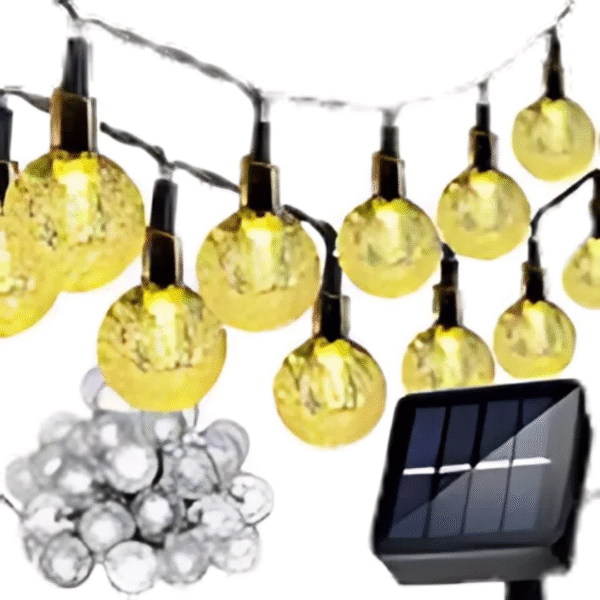 Gardlov 7m Solar LED String Lights – IP65 Waterproof Outdoor Fairy Lights for Garden, Patio & Balcony