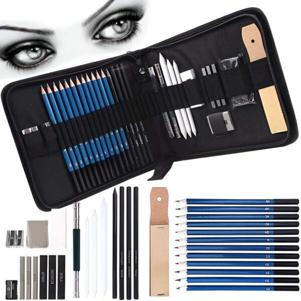 "ArtMaster - 32-in-1 - Professional Drawing Sketch Set
